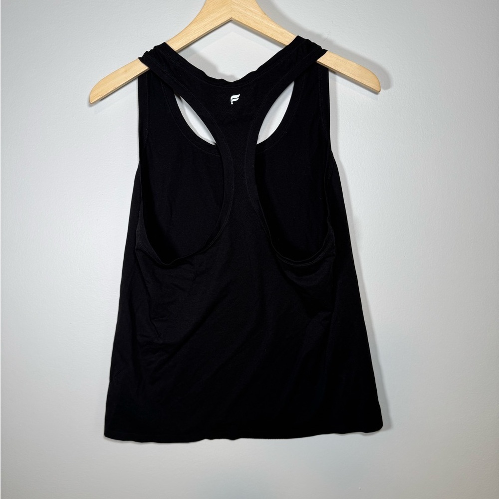 Fabletics Black Feather Tech Racerback Tank Size Large - Picture 5 of 7